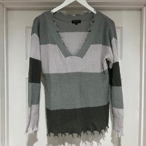 Simply Southern fringed sweater - size S - retail $100 asking $15 OBO
